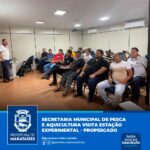 Secretaria Municipal de Pesca e Aquicultura visita Estação Experimental –