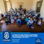 Alunos da EMEF Pontal participam de ação de conscientização sobre